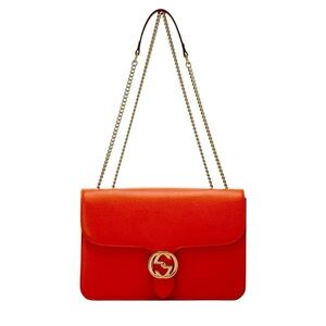 Gucci Interlocking Orange Crossbody Bag NWT